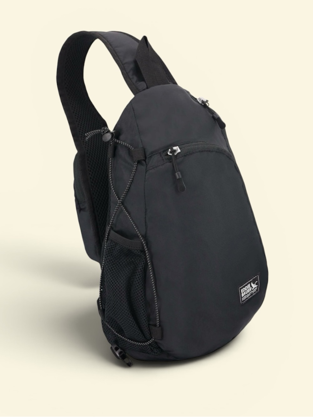 Eddie Bauer Ripstop 8L Sling Pack Black NWT